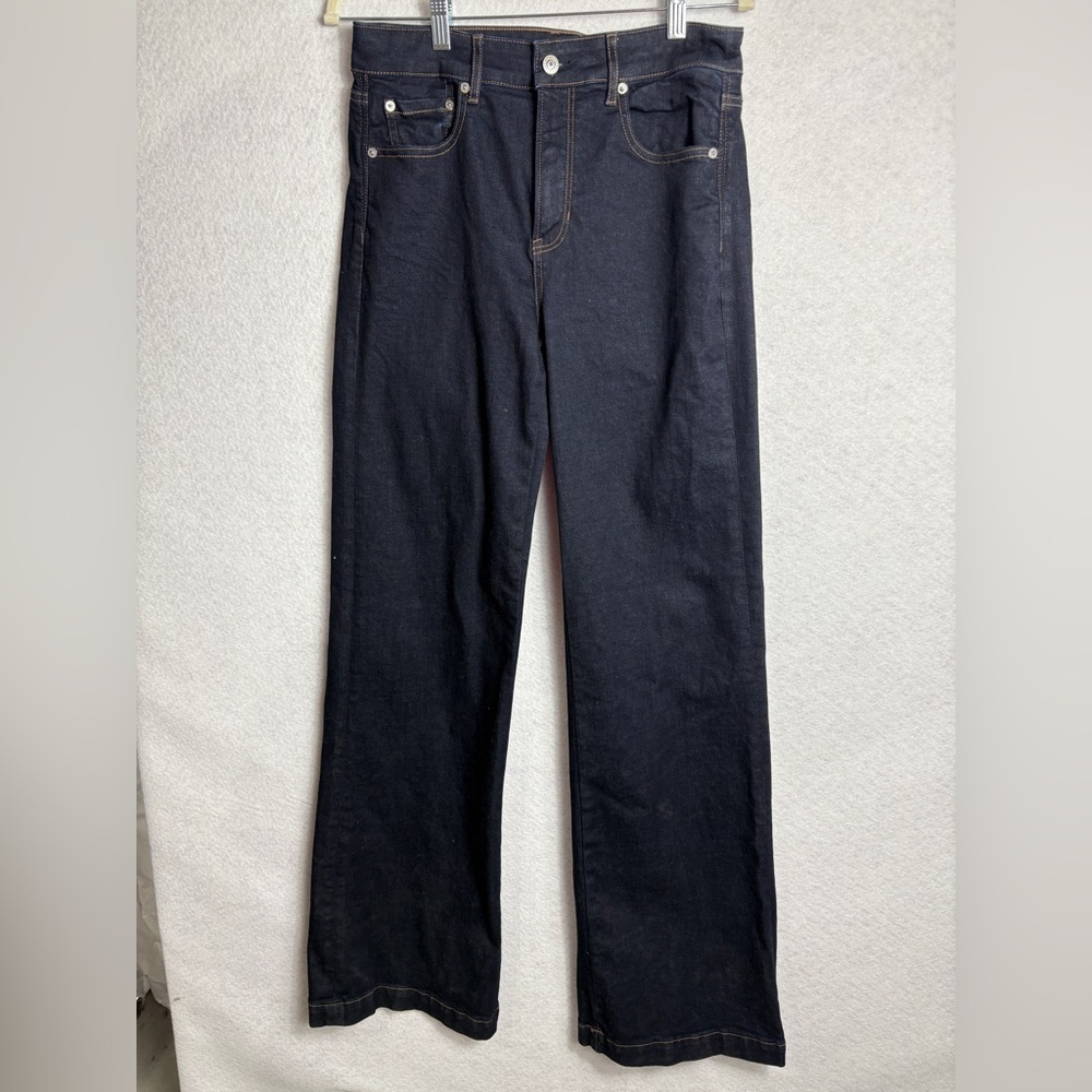 American Eagle Wide Leg Dark Blue Jeans